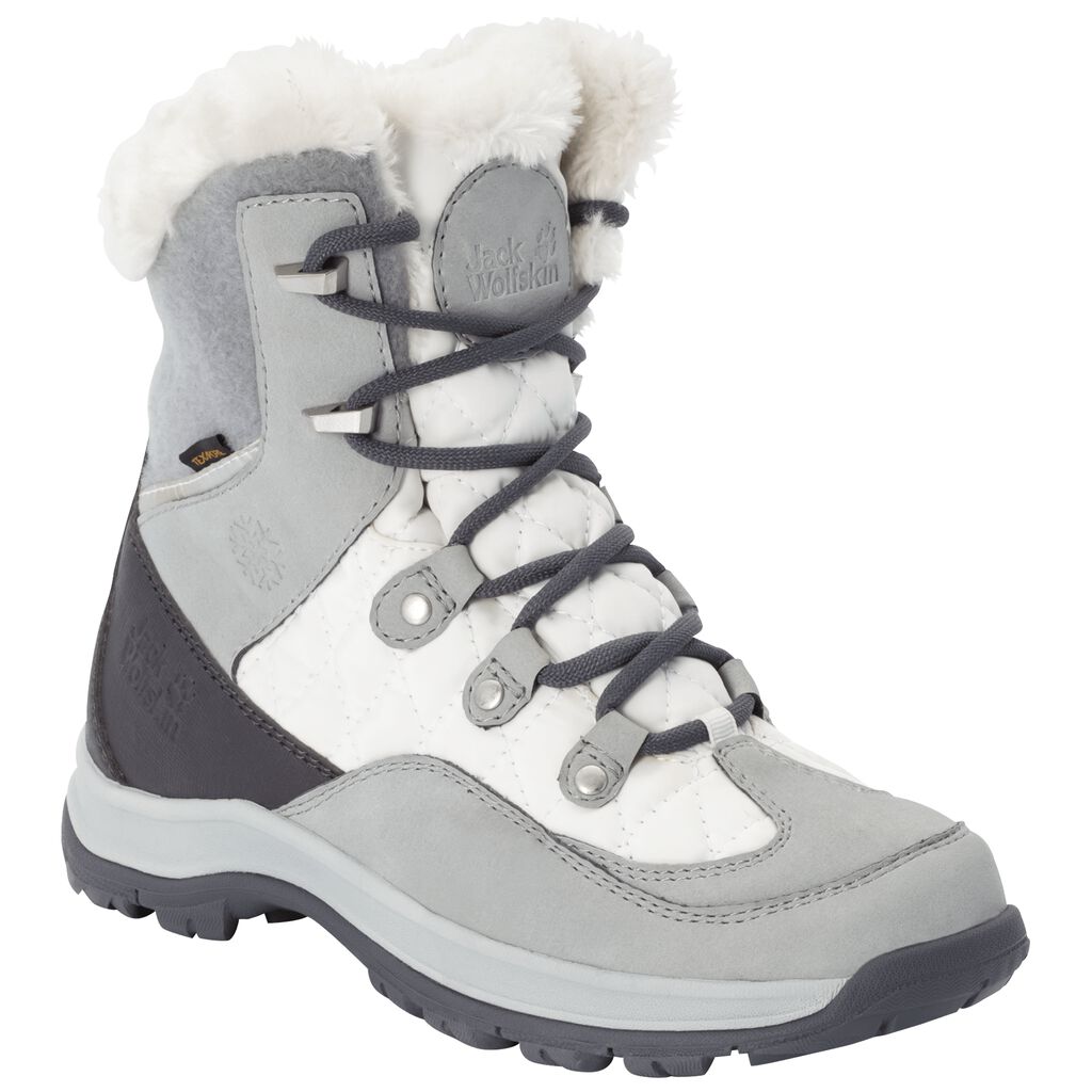 Jack Wolfskin ASPEN TEXAPOREID Chaussures Femme Blanche/Argent - YNZBPQU-34